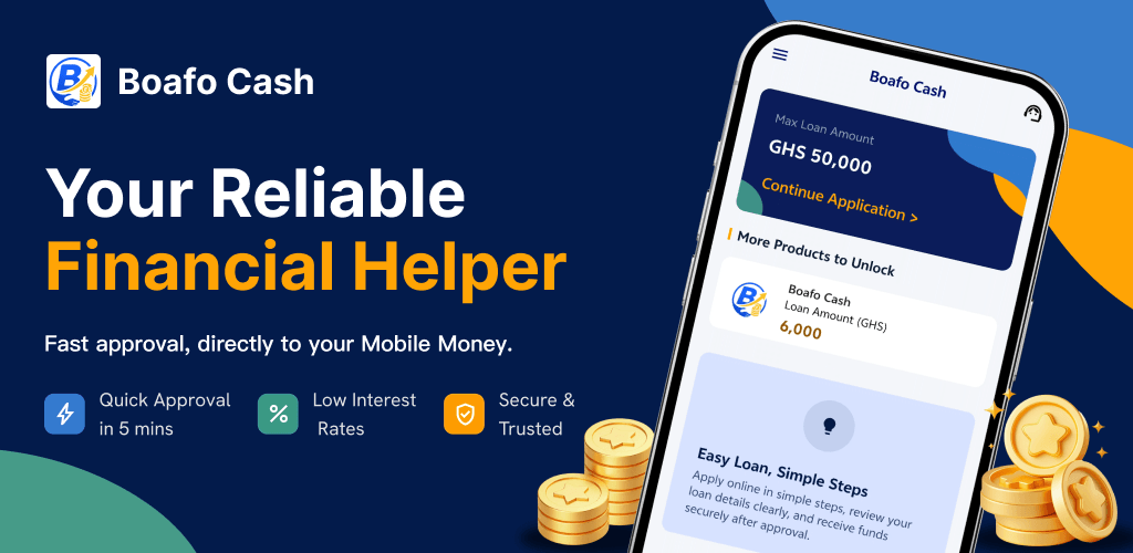 Boafo Cash app banner